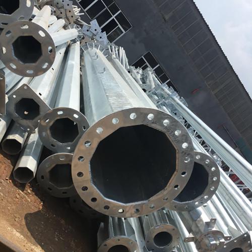 益明电力 15米电力钢杆 18米钢杆 多边形钢制电线杆电杆